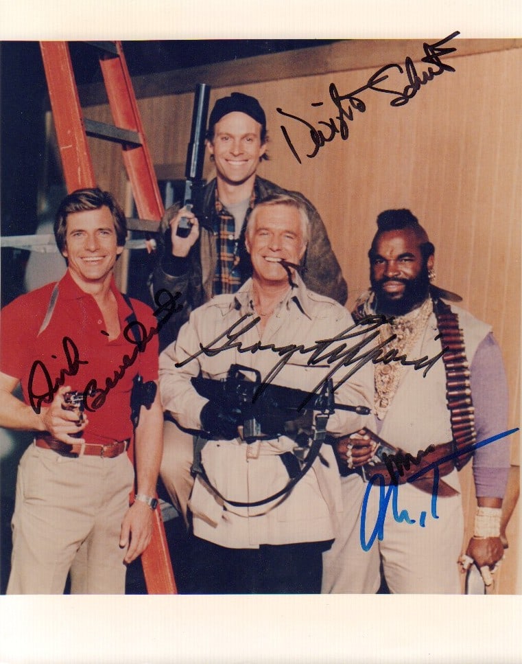 A-Team cast signed photograph (1 of 1)