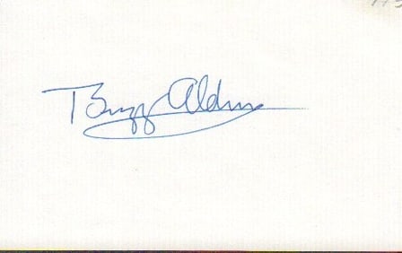Buzz Aldrin signed FDC