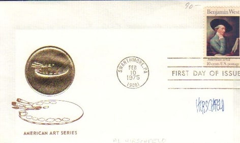 Al Hirschfeld signed FDC