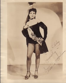 Katharine Dunham signed photograph