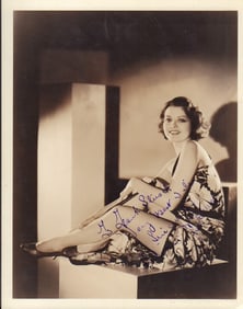 Lillian Bond signed BULL photograph