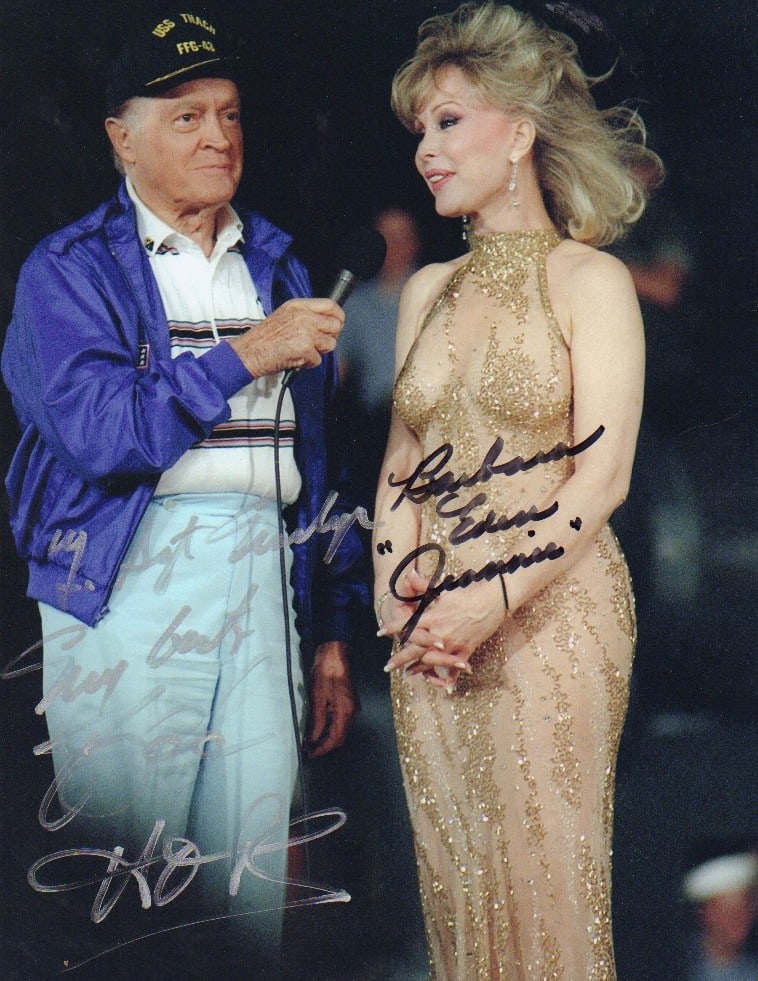 Bob Hope and Barbara Eden signed photograph (1 of 1)