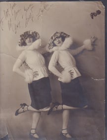 Dolly Sisters signed photograph