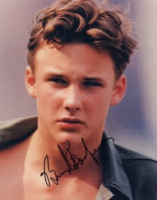 Brad Renfro signed photograph