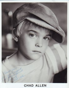 Chad Allen signed photograph