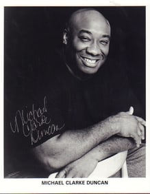 Michael Clarke Duncan signed photograph
