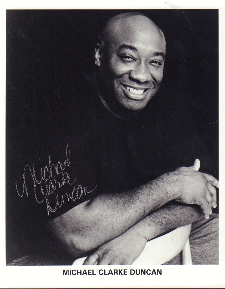 Michael Clarke Duncan signed photograph (1 of 1)
