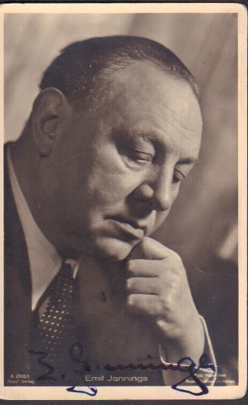 Emil Jannings signed postcard photograph (1 of 1)