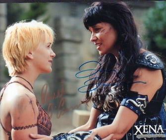 Xena Warrior Princess signed cast photograph