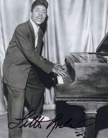 Little Richard signed photograph