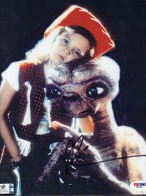 Drew Barrymore signed ET photograph