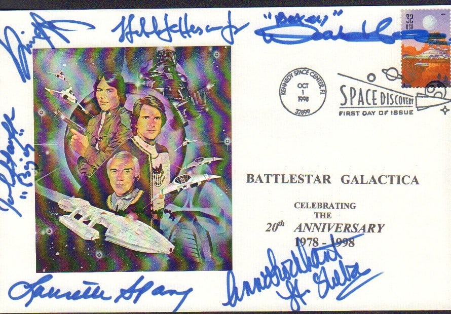 Battlestar Galactica large FDC cast signed (1 of 1)
