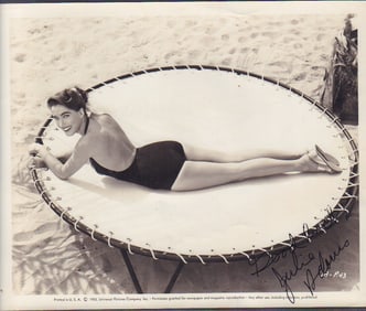 Julie Adams signed photograph