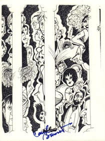 Carol Burnett signed print