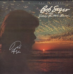 Bob Segar signed LP RARE