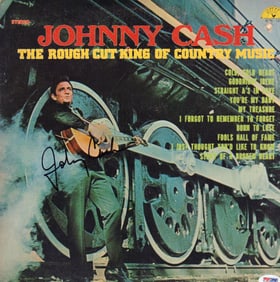 Johnny Cash signed LP