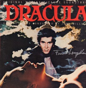 Frank Langella signed Dracula LP
