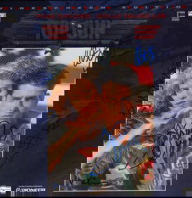 Top Gun soundtrack LP cast signed