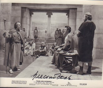 Gregory Peck signed photograph