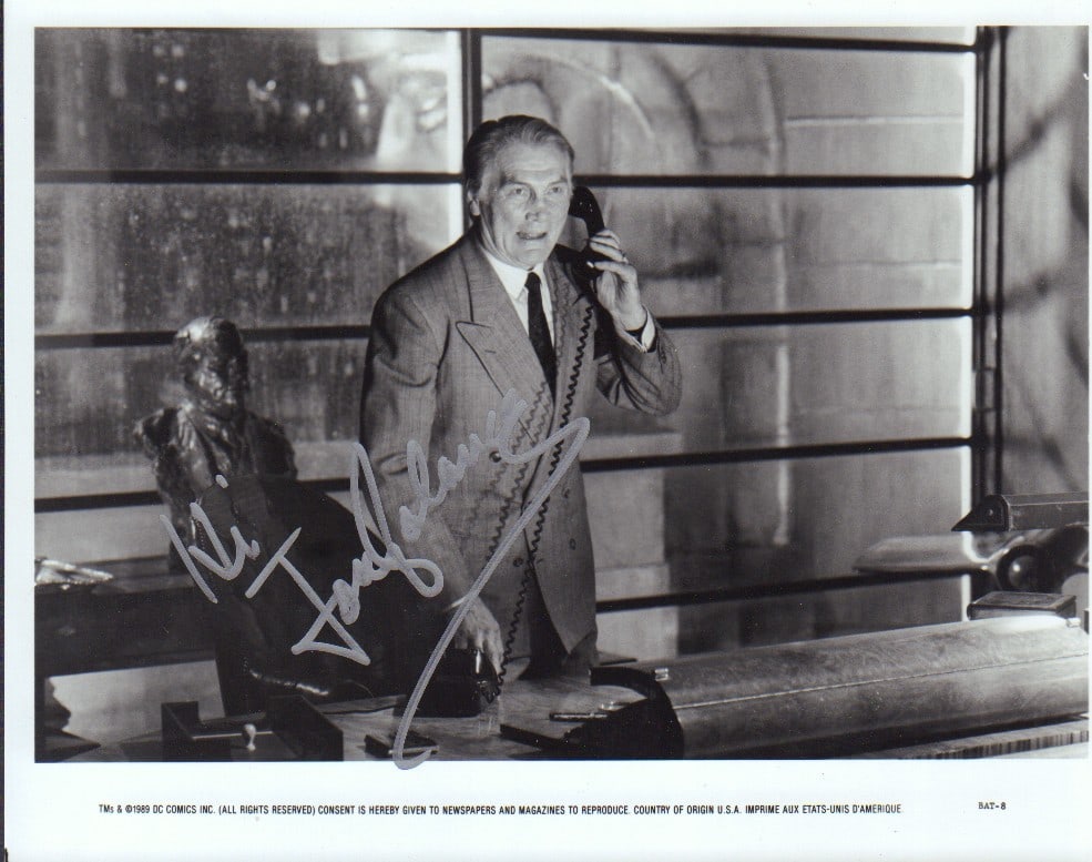 Jack Palance signed Batman photograph (1 of 1)