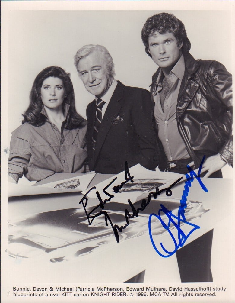 Knight Rider cast signed photograph (1 of 1)