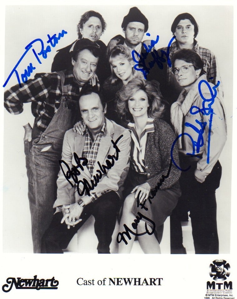 Newhart cast signed photograph (1 of 1)