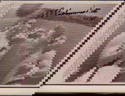 Muhammad Ali wire photo signed: A vintage original press wire photo of the GOAT signed and dated in the 80s by him This item comes with a fully illustrated serial numbered letter of authenticity guaranteeing its authenticity for