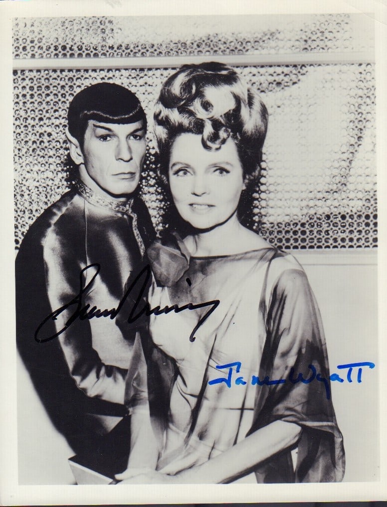 Spock and his Mom signed photograph (1 of 1)