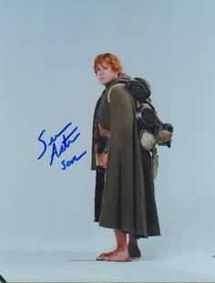Sean Astin signed photograph: From Lord of the Rings adding his characters name too This item comes with a fully illustrated serial numbered letter of authenticity guaranteeing its authenticity for the life of the piece and is