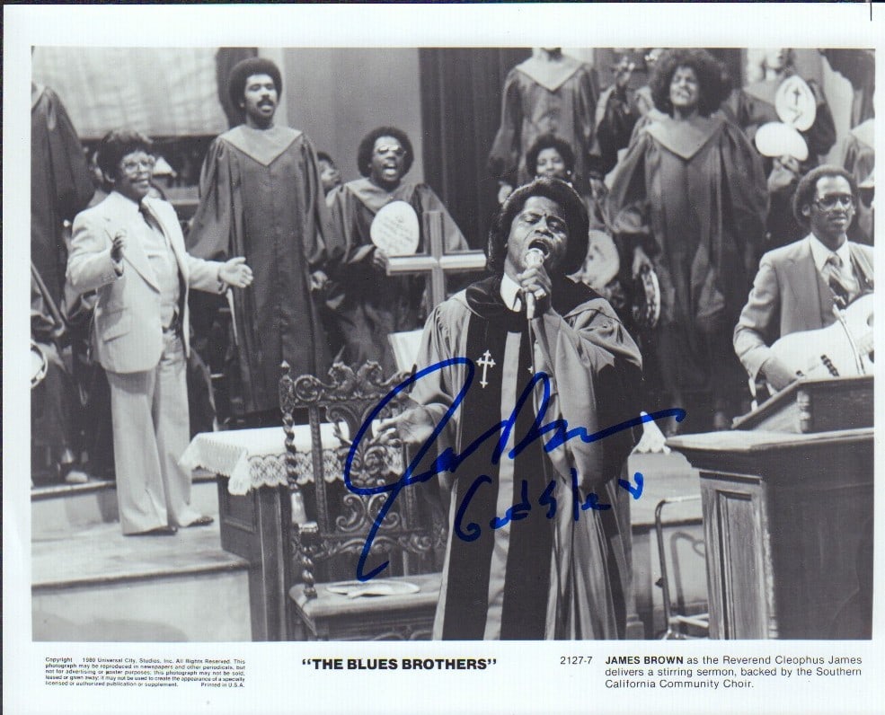 James Brown signed photograph (1 of 1)