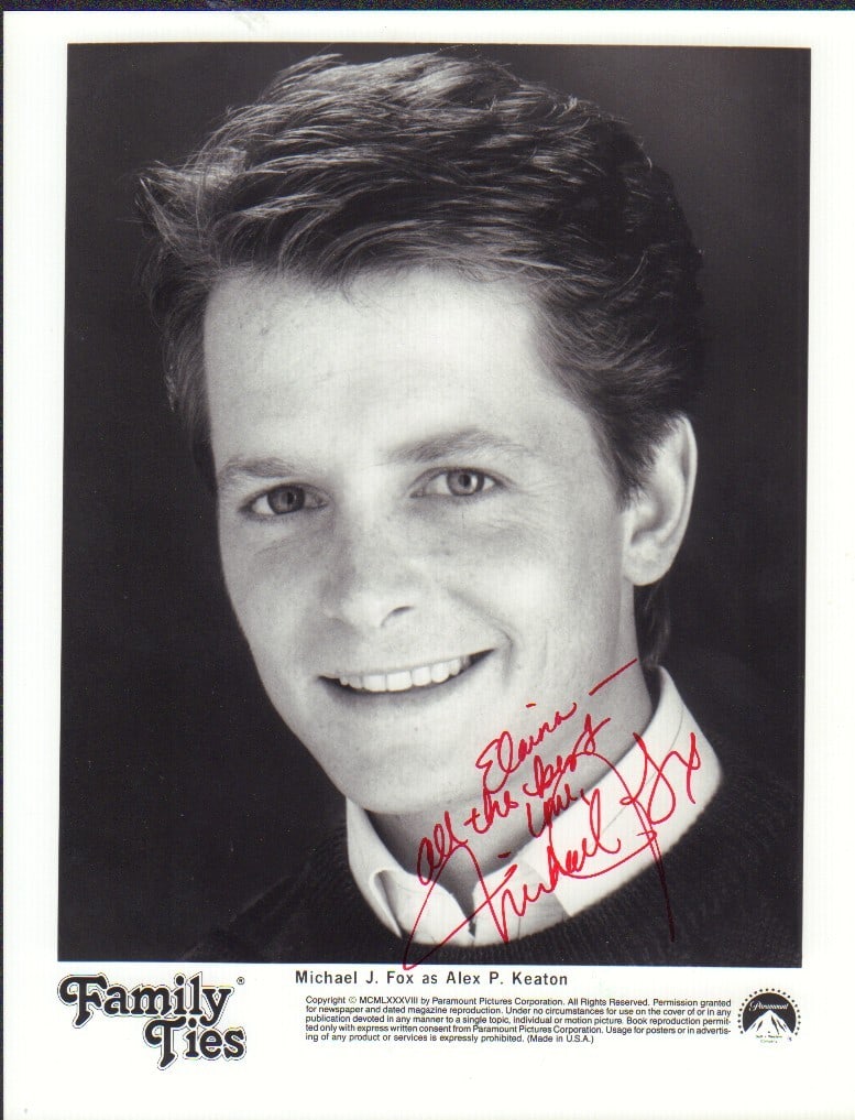 Michael J Fox signed photograph (1 of 1)