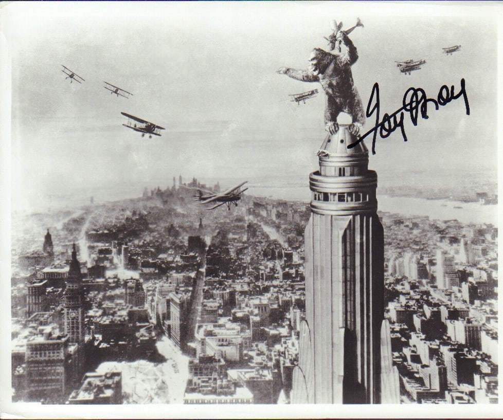 Fay Wray signed King Kong photograph (1 of 1)