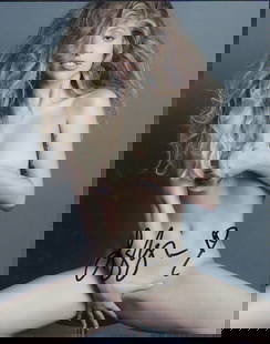 Lady Gaga signed photograph: Rare nude of her signed by her in person covering her lady parts with her hands This item comes with a fully illustrated serial numbered letter of authenticity guaranteeing its authenticity for the