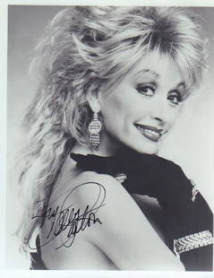 Dolly Parton signed photograph: Vintage signed 8x10 portrait of the singer and actress This item comes with a fully illustrated serial numbered letter of authenticity guaranteeing its authenticity for the life of the piece and is