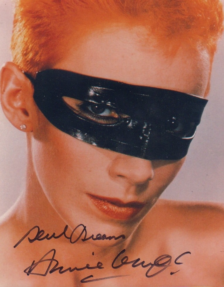Annie Lenox signed photograph (1 of 1)