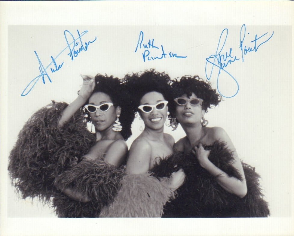 The Pointer Sisters signed photograph (1 of 1)