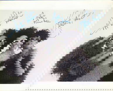 The Pointer Sisters signed photograph: A vintage signed 8x10 by all three Pointer Sisters two now sadly deceased This item comes with a fully illustrated serial numbered letter of authenticity guaranteeing its authenticity for the life