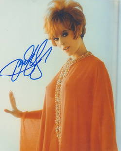 Jill St John signed photograph: Sexy young in see thru dress signed 8x10 This item comes with a fully illustrated serial numbered letter of authenticity guaranteeing its authenticity for the life of the piece and is searchable