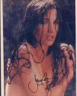 Jane Seymour signed photograph: Sexy young nude signed 8x10 by Bond babe Dr Quinn star This item comes with a fully illustrated serial numbered letter of authenticity guaranteeing its authenticity for the life of the piece and is