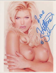 Victoria Silvestd signed topless photograph: Playboy and model signed topless 8x10 ! This item comes with a fully illustrated serial numbered letter of authenticity guaranteeing its authenticity for the life of the piece and is searchable