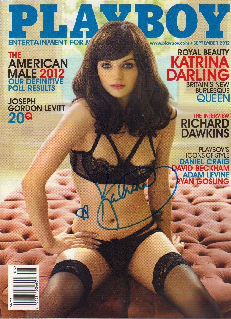 Katrina Darling signed Playboy (1 of 1)