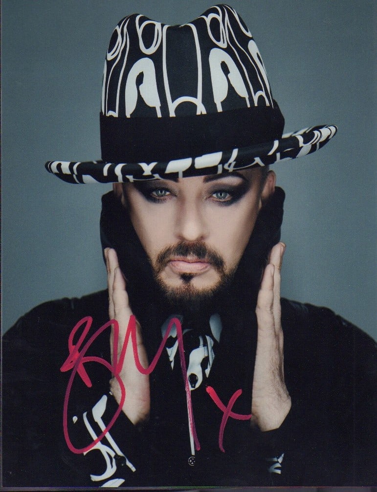 Boy George signed photograph (1 of 1)