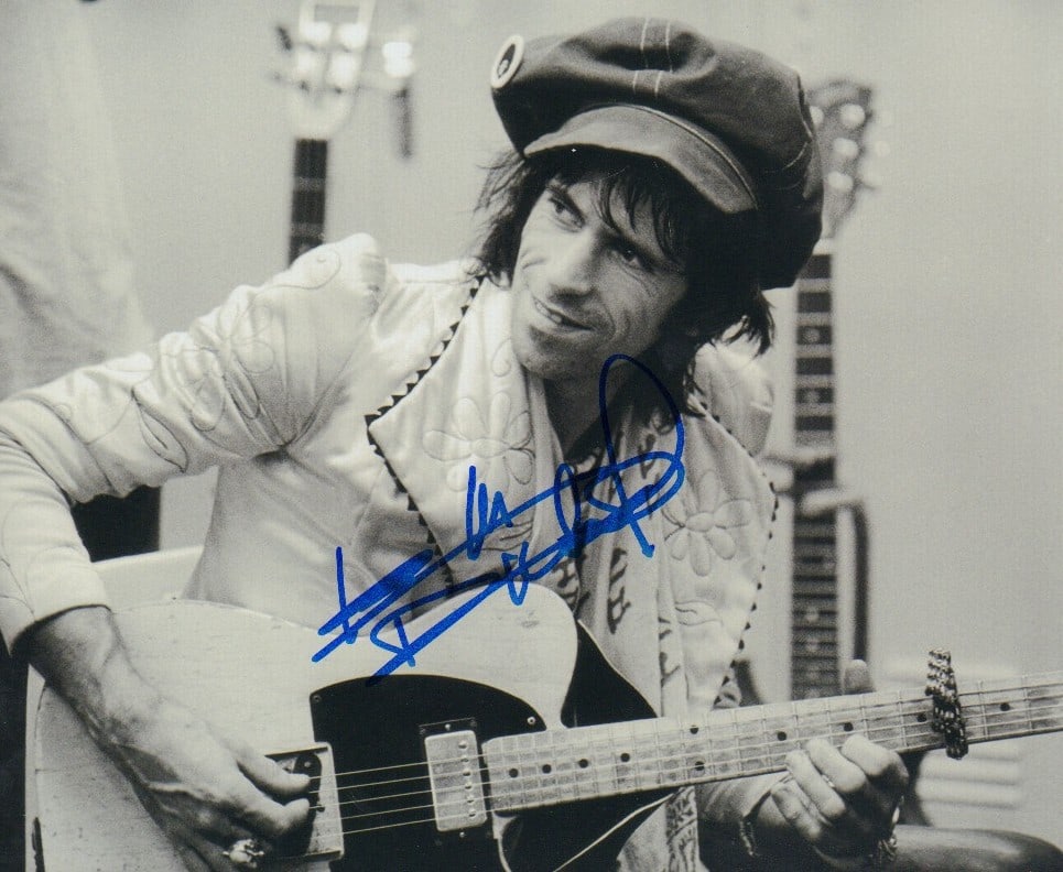 Keith Richards signed photograph (1 of 1)