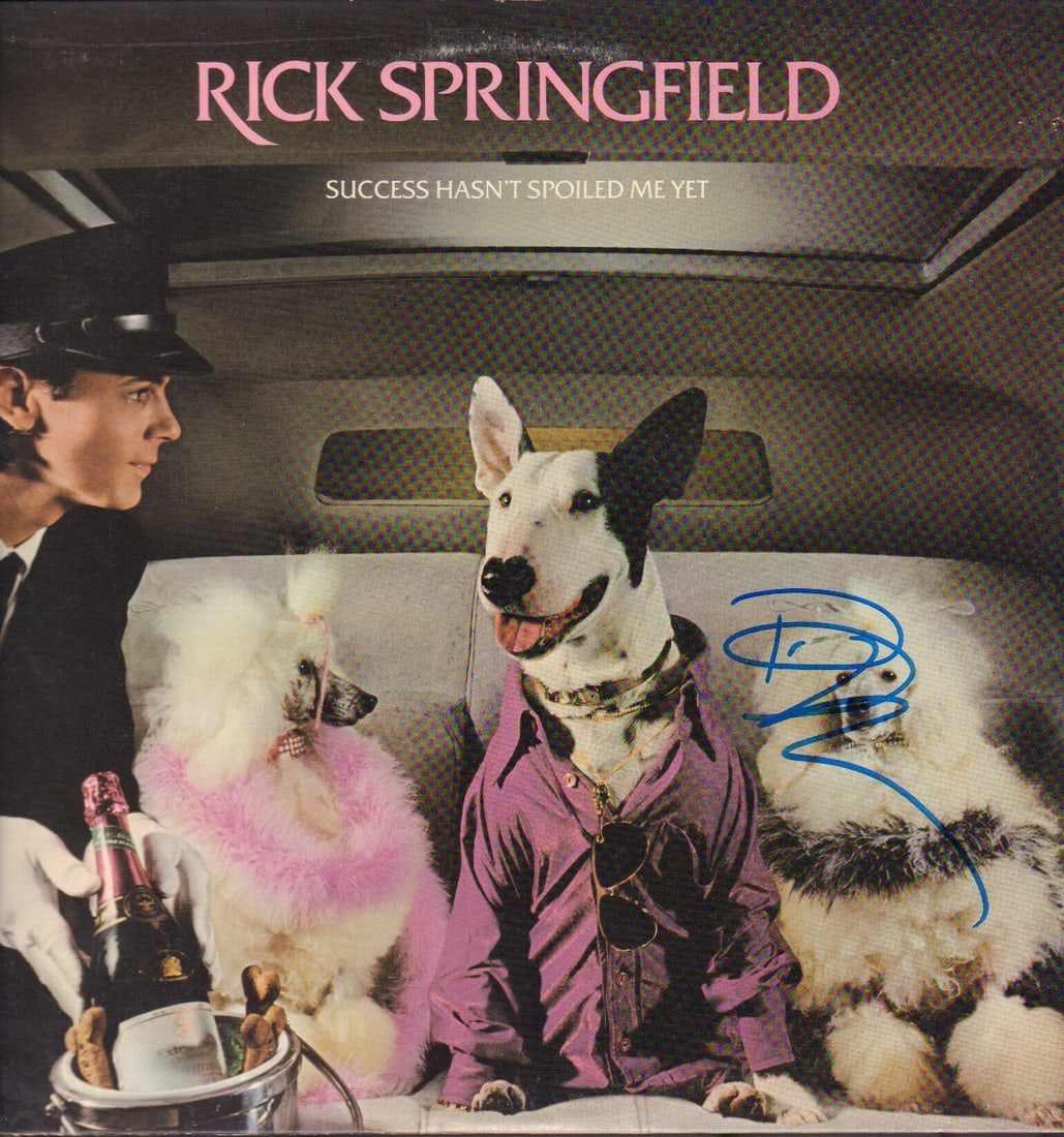 Rick Springfield signed LP (1 of 1)