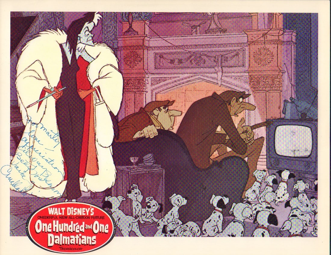 Betty Lou Gerson signed lobby card (1 of 1)