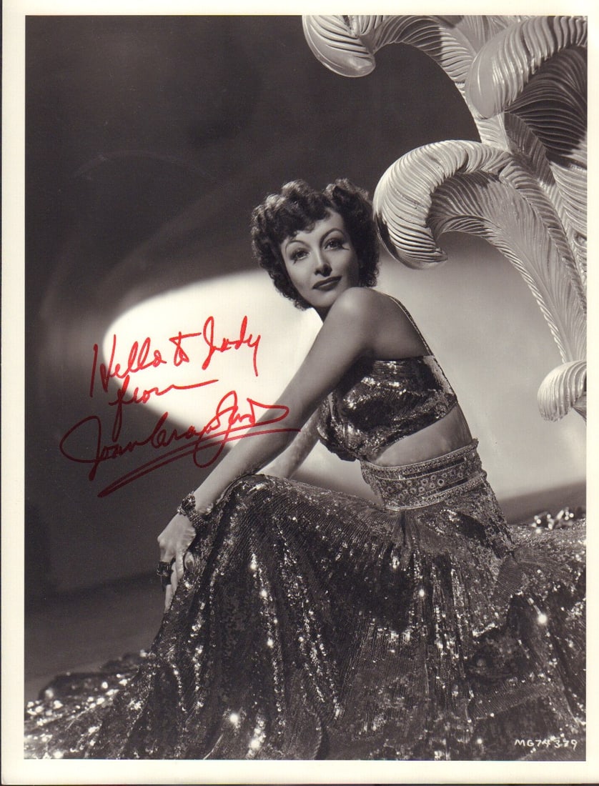 Joan Crawford incredible signed 11x14 photograph (1 of 1)