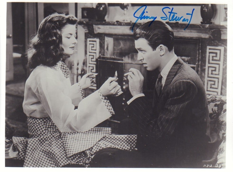 Jimmy Stewart signed photograph (1 of 1)