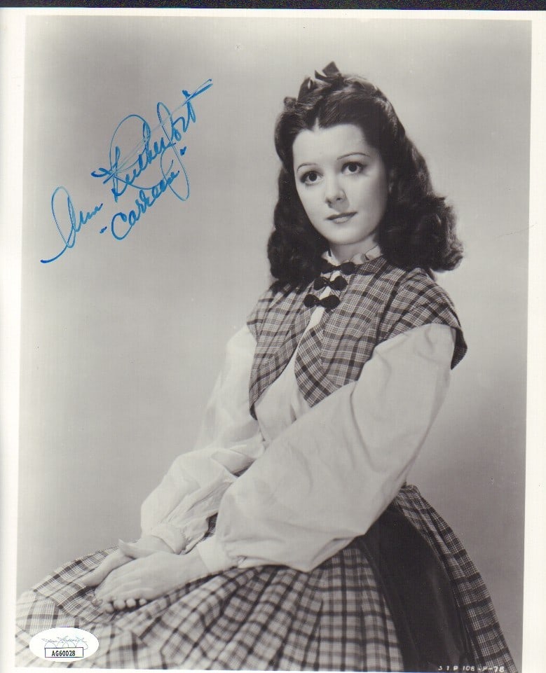 Ann Rutherford signed photograph (1 of 1)