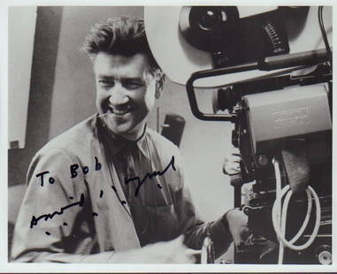 David Lynch signed photograph: One of the rarer Directors vintage signed 8x10 This item comes with a fully illustrated serial numbered letter of authenticity guaranteeing its authenticity for the life of the piece and is searchable