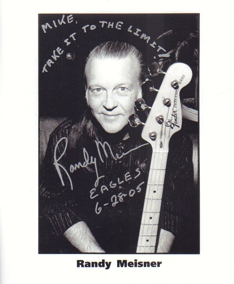 Randy Meisner signed photograph (1 of 1)